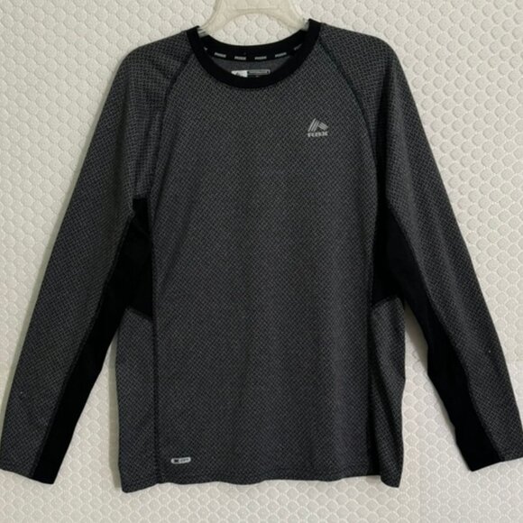 RBX Performance Dri-Fit Long Sleeve Black/Gray Pullover Top Size M VG - Picture 3 of 6